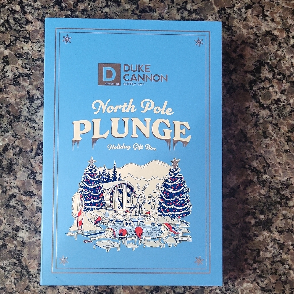 Duke Cannon North Pole Plunge Holiday Gift Box includes 4 soaps new as pictured